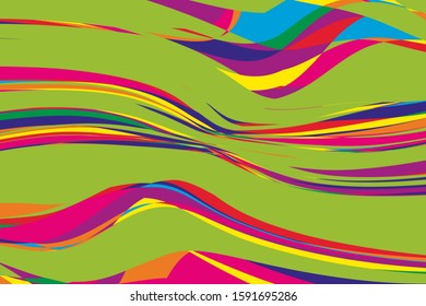 Abstract digital graffiti for wallpaper design. Modern colorful poster. Bright backdrop. Abstract artwork, trendy style.Design template. Poster wallpaper template. Trendy colors.
