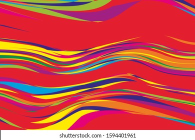 Abstract digital graffiti for wallpaper design. Modern colorful poster. Bright backdrop. Abstract artwork, trendy style.Design template. Poster wallpaper template. Trendy colors.