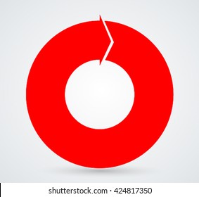 Abstract Digital Graph Design. Modern Futuristic Logo Icon. Vector.