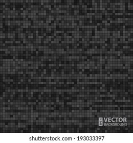 Abstract digital grey pixels seamless pattern background. RGB EPS 10 vector illustration