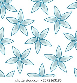 Abstract Digital Hand Drawn Seamless Floral Pattern Background. Ready for print flower seamless pattern