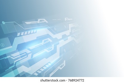 abstract digital hi tech technology innovation concept vector background