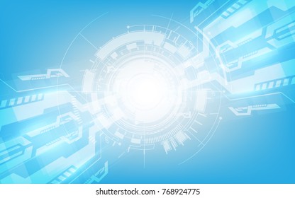 abstract digital hi tech technology innovation concept vector background