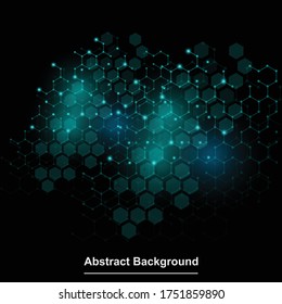 abstract digital hive background - vector template