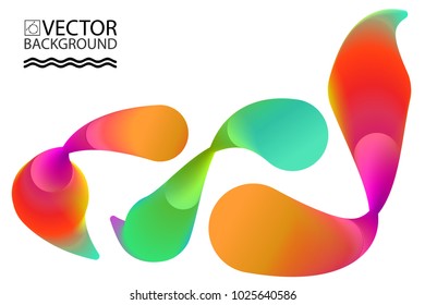 Abstract digital hologram style geometric trendy background. With place for your message. Business or tech presentation, cover template