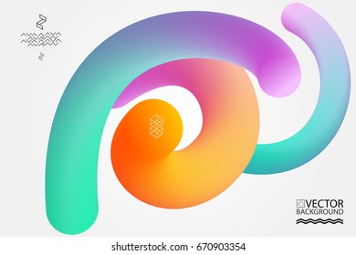 Abstract digital hologram style geometric trendy background. With place for your message. Business or tech presentation, cover template eps 10