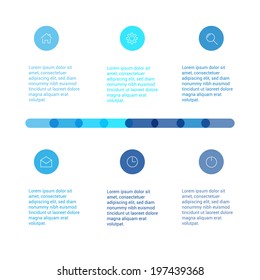 Abstract digital illustration Infographic. Vector illustration for workflow layout, diagram, number options, web design. 