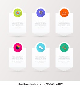 Abstract digital illustration Infographic. Vector illustration can be used for workflow layout, diagram, number options, web design.
