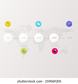 Abstract digital illustration Infographic. Vector illustration can be used for workflow layout, diagram, number options, web design.