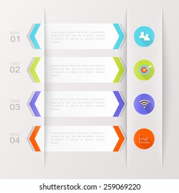 Abstract digital illustration Infographic. Vector illustration can be used for workflow layout, diagram, number options, web design.