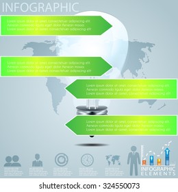 Abstract  digital illustration Infographic. Vector illustration can be used for workflow layout, diagram, number options, web design.