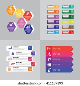 Abstract digital illustration Infographic. Vector illustration can be used for workflow layout, diagram, number options, web design.