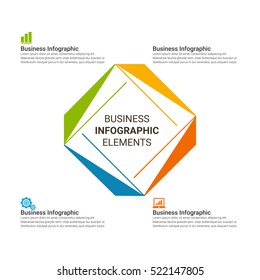 Abstract  digital illustration Infographic. Vector illustration can be used for workflow layout, diagram, number options, web design.
