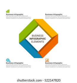 Abstract  digital illustration Infographic. Vector illustration can be used for workflow layout, diagram, number options, web design.