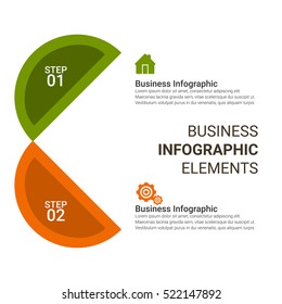Abstract  digital illustration Infographic. Vector illustration can be used for workflow layout, diagram, number options, web design.