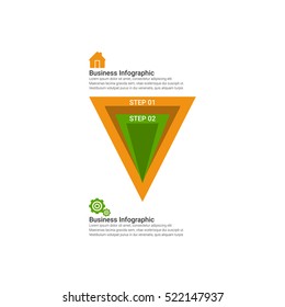 Abstract  digital illustration Infographic. Vector illustration can be used for workflow layout, diagram, number options, web design.