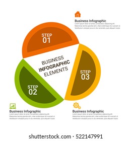 Abstract  digital illustration Infographic. Vector illustration can be used for workflow layout, diagram, number options, web design.