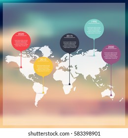 Abstract digital illustration Infographic. Vector illustration can be used for workflow layout, diagram, number options, web design.