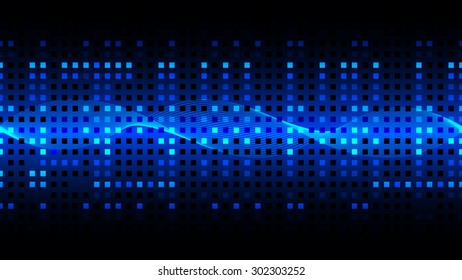Abstract of digital information transference background, vector illustration