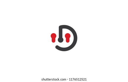 abstract digital internet logo icon vector