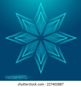 Abstract digital line art floral pattern. Element for design. 