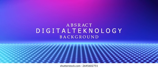 Abstract digital map technology futuristic circuit blue pink background, Cyber science tech innovation communication future, Ai big data, internet network connection, Cloud hi-tech illustration vector