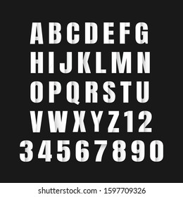 Abstract digital modern alphabet fonts. Typography creative font. vector
