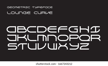 Abstract digital modern alphabet fonts. Typography technology electronic dance music future creative font good for logotype design. Geometric vector illustraion