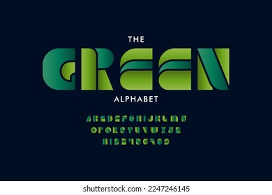 Abstract digital modern alphabet fonts. Typography technology electronic dance music future creative font.