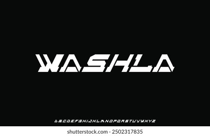 Abstract digital modern alphabet fonts. Typography technology electronic dance music future creative font. vector illustration