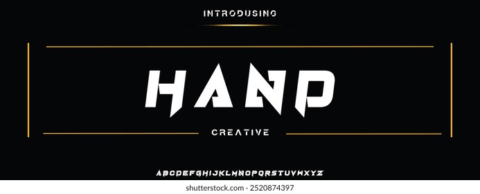 Abstract digital modern alphabet fonts. Typography technology electronic dance music future creative font. vector illustration