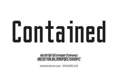Abstract digital modern alphabet fonts. Typography technology electronic dance music future creative font. vector illustration
