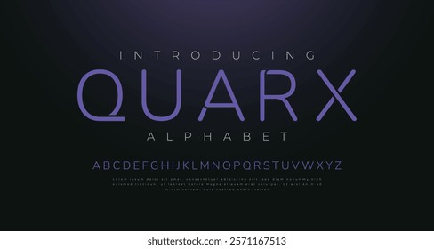 Abstract digital modern alphabet fonts. Typography technology electronic dance music future creative font. logo font vector illustration.