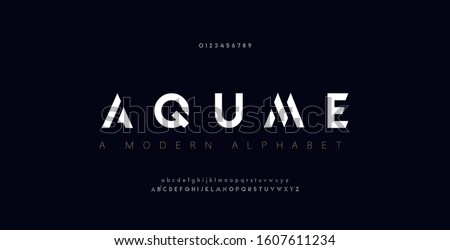 Abstract digital modern alphabet fonts. Typography technology electronic dance music future creative font. vector illustration