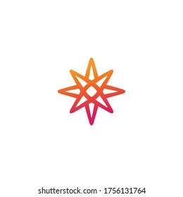Abstract digital money triangular logo concept , modern web bank logo