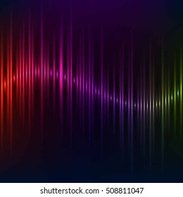 Abstract digital music equalizer. Vector illustration. Eps 10.