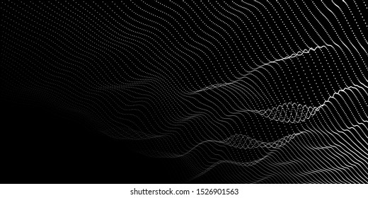 Abstract digital noise grid from dots background. Technology background vector. Future background.
