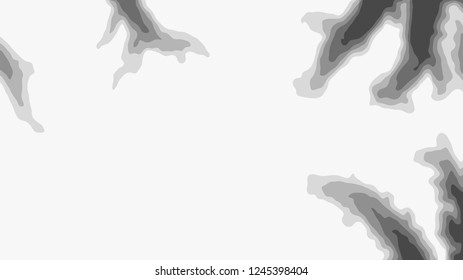abstract digital paper cut topography background
