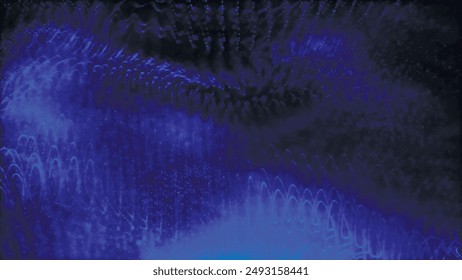 Abstrakte digitale Partikelwelle. Hintergrund der Technologie. Futuristische Punktwelle. Struktur der Netzwerkverbindung. Hintergrund des Präsentationsentwurfs. In: Technologie or Science Banner. 3D-Vektorillustration