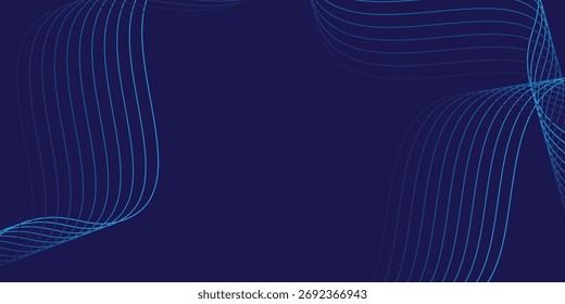 abstract digital particle wave.blue gradations .bright color.Technological bakground.colorful.modern background.