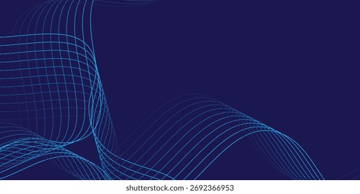 abstracto digital partícula onda.gradaciones azules .color brillante.fondo tecnológico.colorido.fondo moderno.