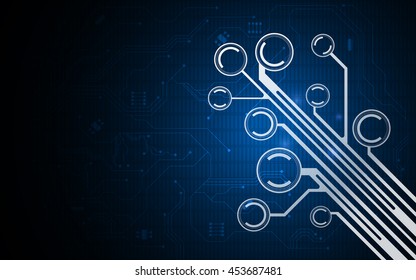 abstract digital pattern communication technology innovation infographic template background