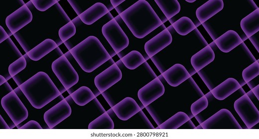 Abstract digital pattern featuring neon glowing lines and geometric shapes, ideal for technology, innovation, and futuristic themes in digital art.