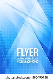 Abstract digital polygonal geometric modern blue color backgrounds. Cover design template layout for corporate business book, booklet, brochure, poster. Vector