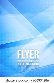 Abstract digital polygonal geometric modern blue color backgrounds. Cover design template layout for corporate business book, booklet, brochure, poster. Vector