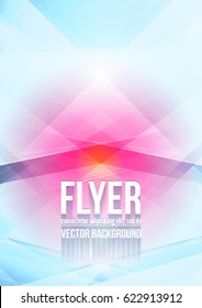 Fondo digital poligonal abstracto de color moderno, azul y rosa. Diseño de la plantilla de diseño de portada para el libro de negocios corporativo, folleto, folleto, póster. Diseño de vectores 