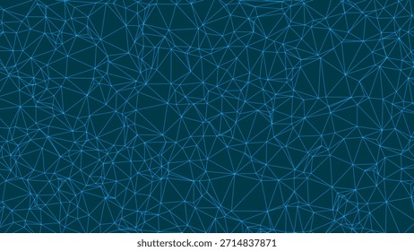 Un espacio poligonal digital abstracto lleno de suaves tonos turquesas.