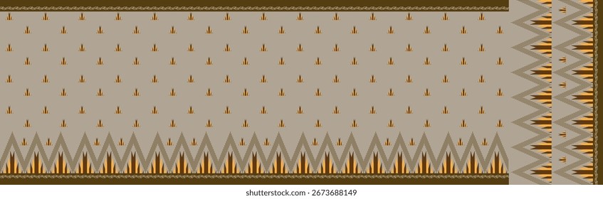 abstract digital saree print design and saree pattern