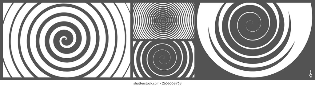 Forma de sinal digital abstrato. Reflexo de ondas sonoras. Plano de fundo listrado com efeito de ondulação. Design preto e branco. Ilustração vetorial para capa, cartaz, folheto ou banner.