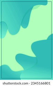 Abstract Digital Smooth gradient Portrait